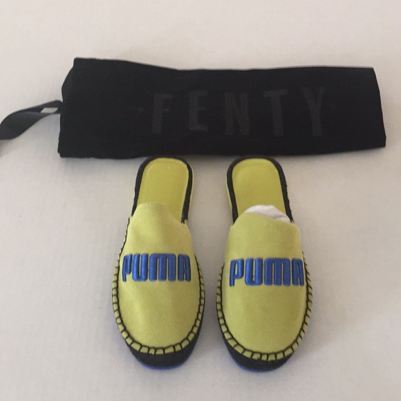 fenty espadrilles black
